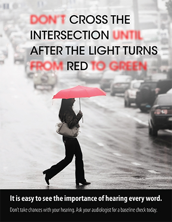 Don't cross the intersection until after the light turns from red to green.