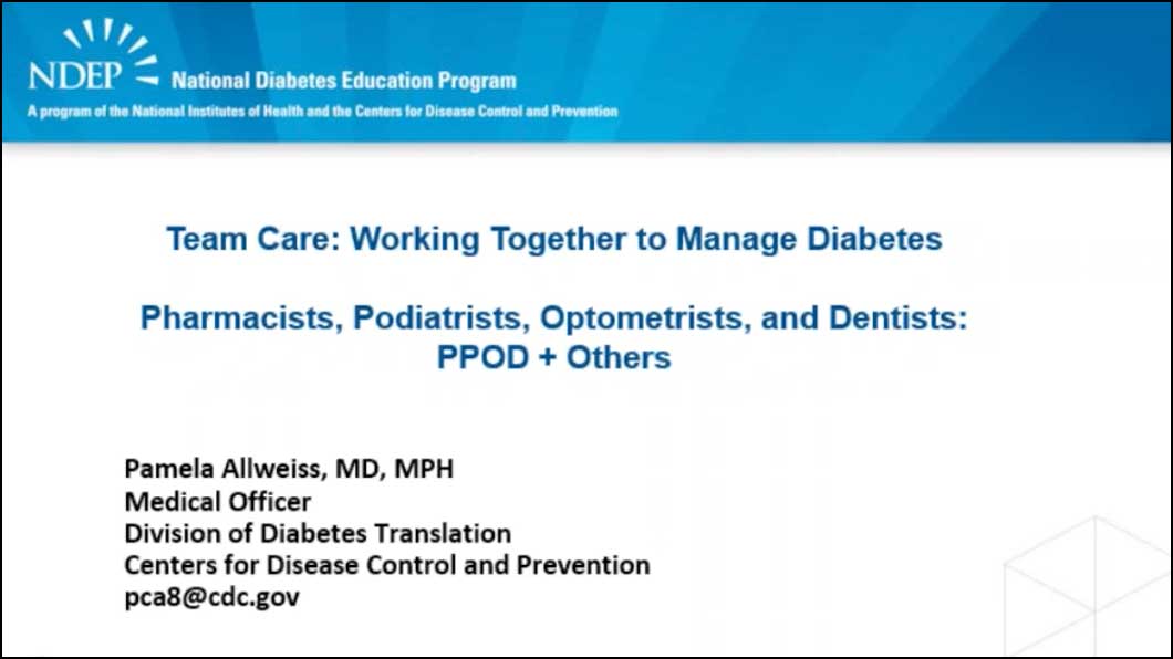 PPOD & Audiology, a National Diabetes Education Program