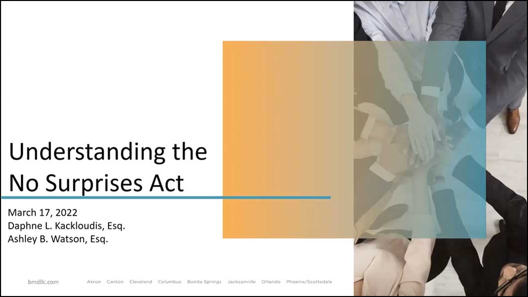 Understanding the No Surprises Act