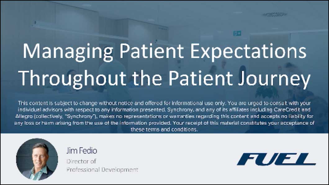 Managing Patient Expectations Throughout the Patient Journey